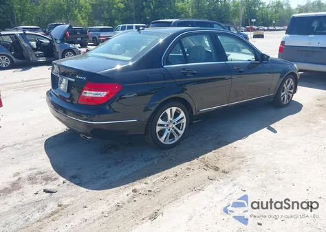 2013 Mercedes-Benz C 300 Luxury 4Matic/Sport 4Matic from USA, damaged, VIN WDDGF8ABXDR247478